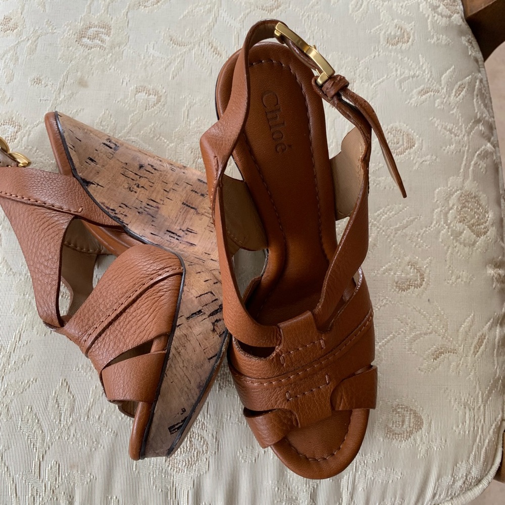 Chloe Renna Wedge Sandals - Picture 4 of 8